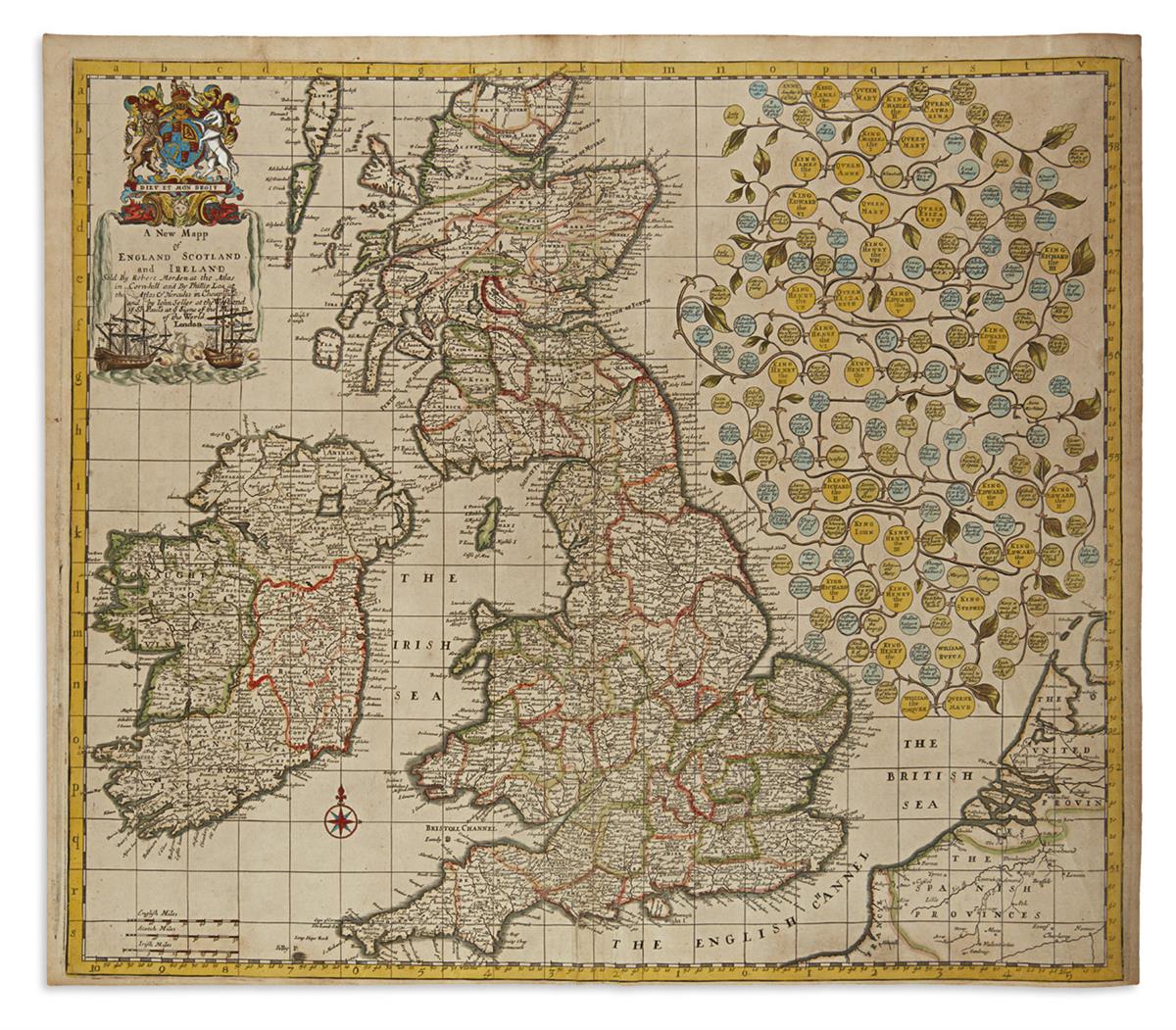 MORDEN, ROBERT. A New Mapp of England Scotland and Ireland.